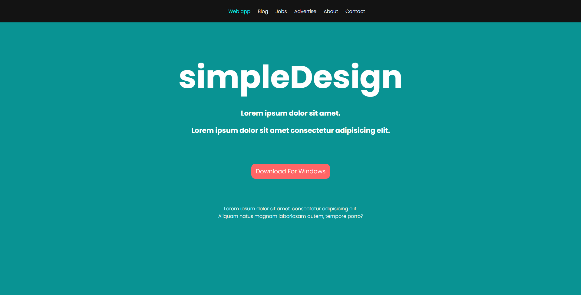 Preview image of project simpleDesign
